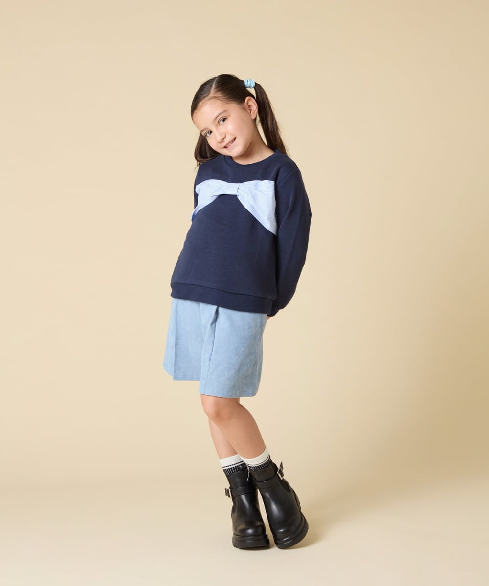 KJKLA47026 a.v.v KIDS(アー・ヴェ・ヴェ) [110-150]【通学にもオススメ/選べる３デザイン】モチーフアソートトレーナー ピンク