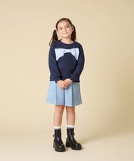 KJKLA47026 a.v.v KIDS(アー・ヴェ・ヴェ) [110-150]【通学にもオススメ/選べる３デザイン】モチーフアソートトレーナー ピンク