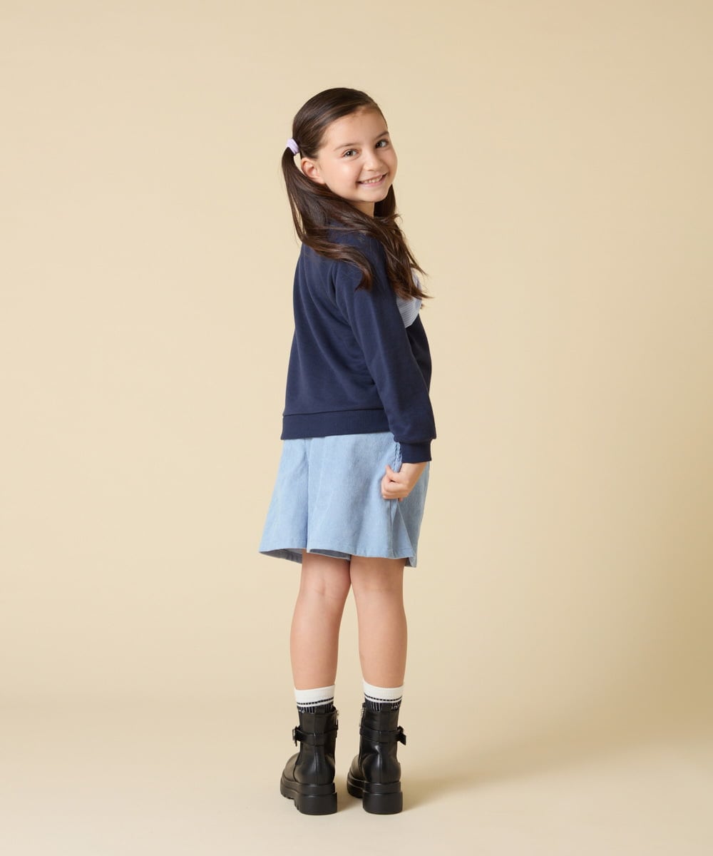KJKLA47026 a.v.v KIDS(アー・ヴェ・ヴェ) [110-150]【通学にもオススメ/選べる３デザイン】モチーフアソートトレーナー ピンク