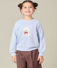 KJKLA47026 a.v.v KIDS(アー・ヴェ・ヴェ) [110-150]【通学にもオススメ/選べる３デザイン】モチーフアソートトレーナー ライトブルー