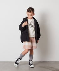 KJLAA04029 a.v.v KIDS(アー・ヴェ・ヴェ) [100-140]【ウエストゴム仕様】アソートキュロット ピンク(チェック)