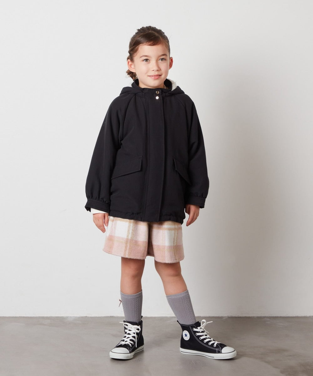 KJLAA04029 a.v.v KIDS(アー・ヴェ・ヴェ) [100-140]【ウエストゴム仕様】アソートキュロット ピンク(チェック)