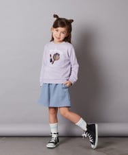 KJLAA04029 a.v.v KIDS(アー・ヴェ・ヴェ) [100-140]【ウエストゴム仕様】アソートキュロット ピンク(チェック)
