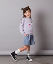 KJLAA04029 a.v.v KIDS(アー・ヴェ・ヴェ) [100-140]【ウエストゴム仕様】アソートキュロット ピンク(チェック)