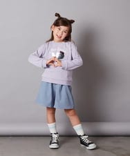 KJLAA04029 a.v.v KIDS(アー・ヴェ・ヴェ) [100-140]【ウエストゴム仕様】アソートキュロット ピンク(チェック)