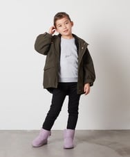KJLAA05029 a.v.v KIDS(アー・ヴェ・ヴェ) [100-160]裏起毛ストレッチスキニーパンツ グリーン