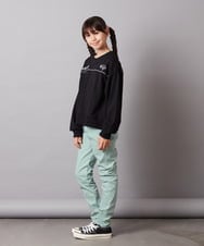 KJLAA05029 a.v.v KIDS(アー・ヴェ・ヴェ) [100-160]裏起毛ストレッチスキニーパンツ グリーン