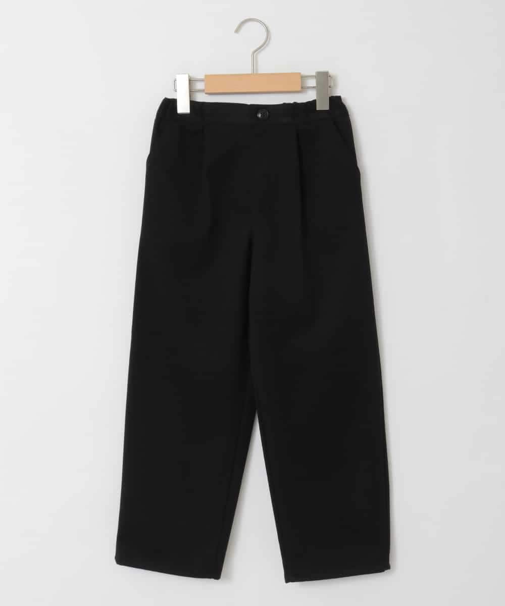 KJLAD04044 a.v.v KIDS(アー・ヴェ・ヴェ) [130-160]【裏起毛】ジャージストレートパンツ ブラック