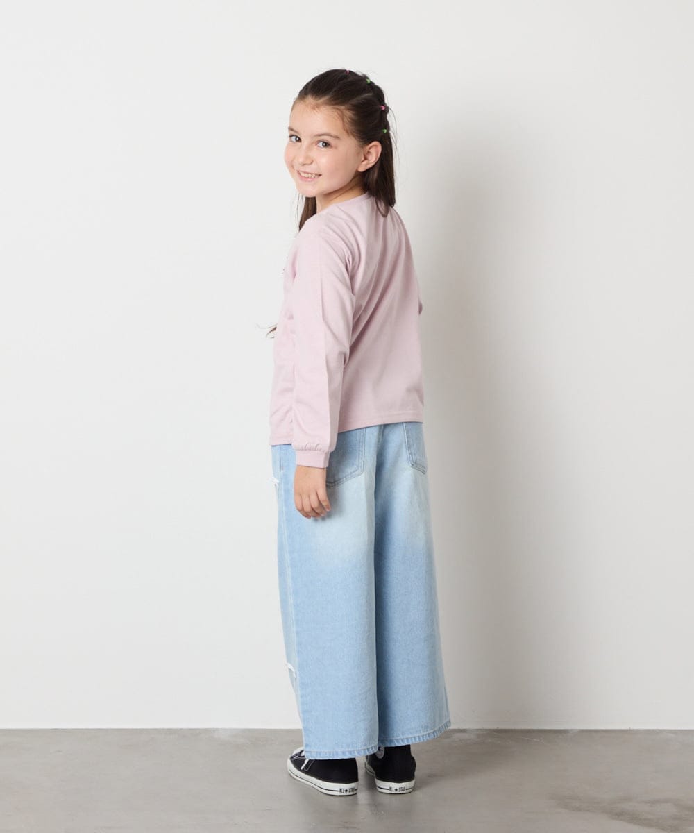 KJLAD33044 a.v.v KIDS(アー・ヴェ・ヴェ) 【大人気！追加生産/選べるデザイン】[120-160]アソートデザインデニム ライトブルー