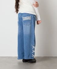 KJLAD33044 a.v.v KIDS(アー・ヴェ・ヴェ) 【大人気！追加生産/選べるデザイン】[120-160]アソートデザインデニム ライトブルー