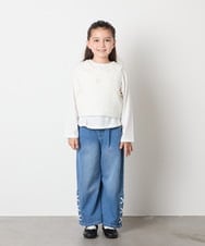 KJLAD33044 a.v.v KIDS(アー・ヴェ・ヴェ) 【大人気！追加生産/選べるデザイン】[120-160]アソートデザインデニム ライトブルー