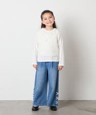 KJLAD33044 a.v.v KIDS(アー・ヴェ・ヴェ) 【大人気！追加生産/選べるデザイン】[120-160]アソートデザインデニム ライトブルー