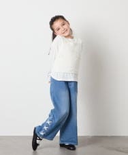 KJLAD33044 a.v.v KIDS(アー・ヴェ・ヴェ) 【大人気！追加生産/選べるデザイン】[120-160]アソートデザインデニム ライトブルー