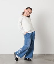 KJLAD33044 a.v.v KIDS(アー・ヴェ・ヴェ) 【大人気！追加生産/選べるデザイン】[120-160]アソートデザインデニム ライトブルー