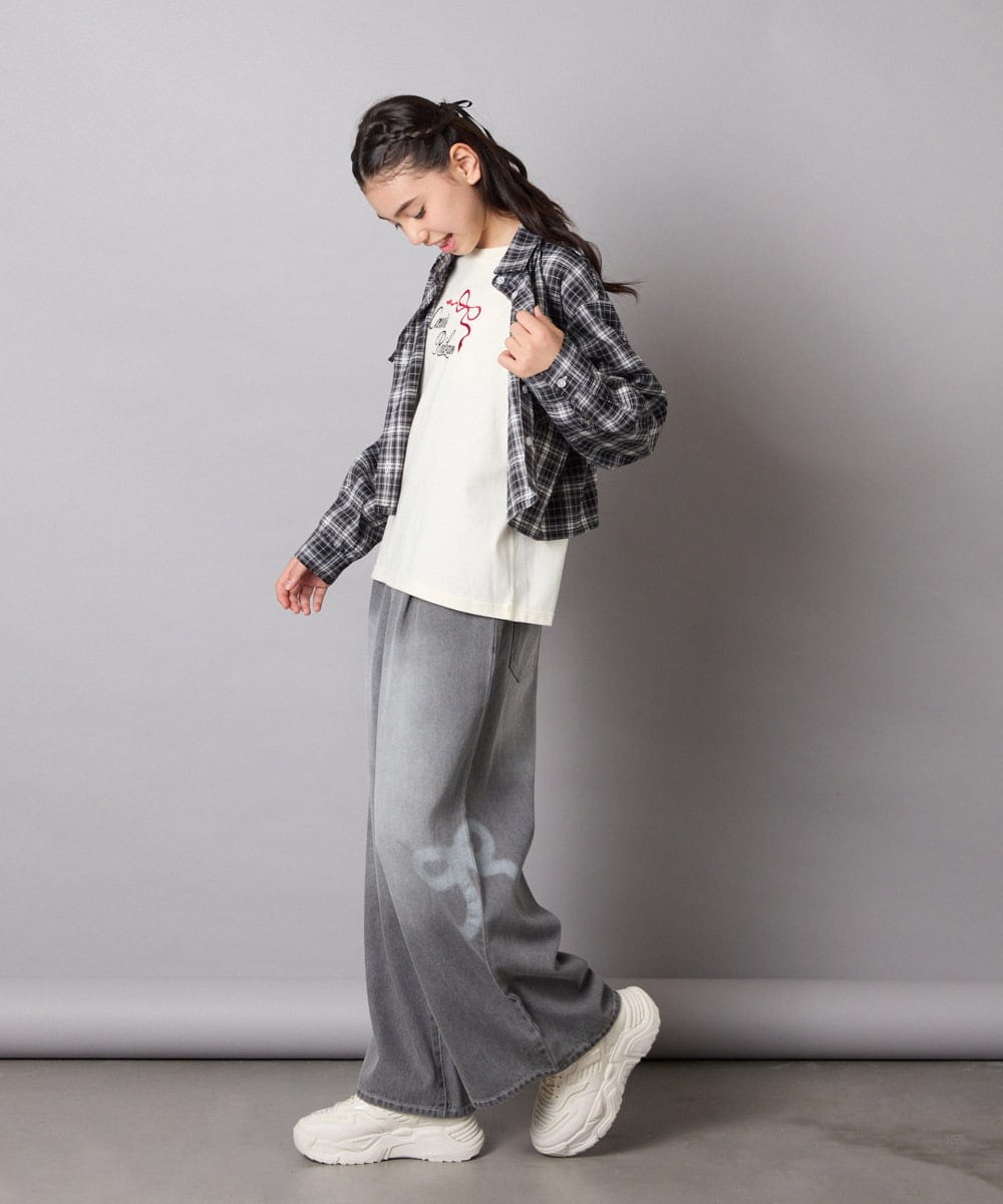 KJLAD33044 a.v.v KIDS(アー・ヴェ・ヴェ) 【大人気！追加生産/選べるデザイン】[120-160]アソートデザインデニム ライトブルー