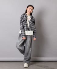 KJLAD33044 a.v.v KIDS(アー・ヴェ・ヴェ) 【大人気！追加生産/選べるデザイン】[120-160]アソートデザインデニム ライトブルー