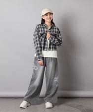 KJLAD33044 a.v.v KIDS(アー・ヴェ・ヴェ) 【大人気！追加生産/選べるデザイン】[120-160]アソートデザインデニム ライトブルー