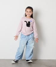 KJLAD33044 a.v.v KIDS(アー・ヴェ・ヴェ) 【大人気！追加生産/選べるデザイン】[120-160]アソートデザインデニム ライトブルー