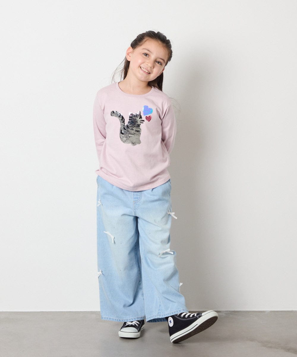 KJLAD33044 a.v.v KIDS(アー・ヴェ・ヴェ) 【大人気！追加生産/選べるデザイン】[120-160]アソートデザインデニム ライトブルー