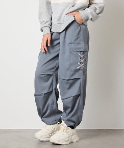 KJLAD37049 a.v.v KIDS 【大人気！/追加生産/裾が絞れる】[130-160]サイドレースアップカーゴパンツ