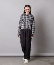 KJLAD37049 a.v.v KIDS(アー・ヴェ・ヴェ) 【大人気！/追加生産/裾が絞れる】[130-160]サイドレースアップカーゴパンツ ライトブルー