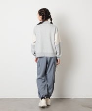 KJLAD37049 a.v.v KIDS(アー・ヴェ・ヴェ) 【大人気！/追加生産/裾が絞れる】[130-160]サイドレースアップカーゴパンツ ライトブルー