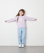 KJLAG02049 a.v.v KIDS(アー・ヴェ・ヴェ) [120-160]アソートデコデニムパンツ ライトブルー
