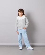 KJLAG02049 a.v.v KIDS(アー・ヴェ・ヴェ) [120-160]アソートデコデニムパンツ ライトブルー