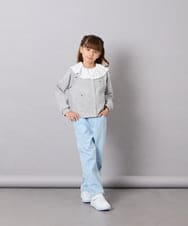 KJLAG02049 a.v.v KIDS(アー・ヴェ・ヴェ) [120-160]アソートデコデニムパンツ ライトブルー