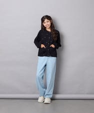 KJLAG02049 a.v.v KIDS(アー・ヴェ・ヴェ) [120-160]アソートデコデニムパンツ ライトブルー