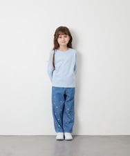KJLAG02049 a.v.v KIDS(アー・ヴェ・ヴェ) [120-160]アソートデコデニムパンツ ブルー