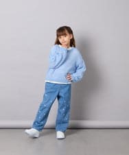 KJLAG02049 a.v.v KIDS(アー・ヴェ・ヴェ) [120-160]アソートデコデニムパンツ ブルー