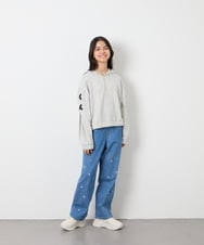 KJLAG02049 a.v.v KIDS(アー・ヴェ・ヴェ) [120-160]アソートデコデニムパンツ ブルー