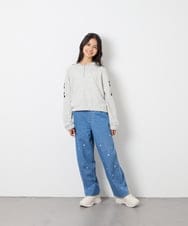 KJLAG02049 a.v.v KIDS(アー・ヴェ・ヴェ) [120-160]アソートデコデニムパンツ ブルー