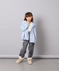 KJLAG02049 a.v.v KIDS(アー・ヴェ・ヴェ) [120-160]アソートデコデニムパンツ ダークグレー
