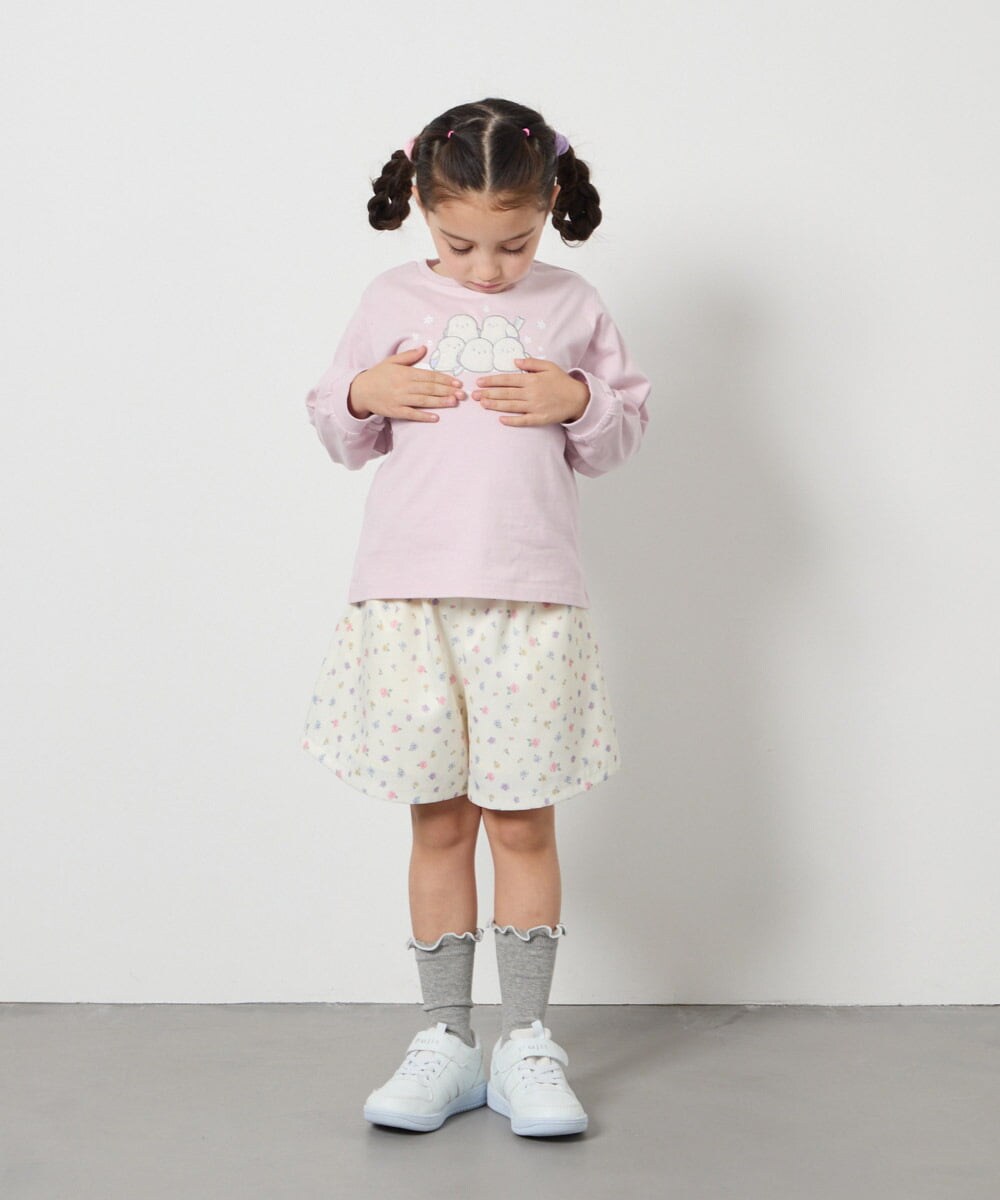 KJLEB30039 a.v.v KIDS(アー・ヴェ・ヴェ) [140]柄アソートキュロット アイボリー