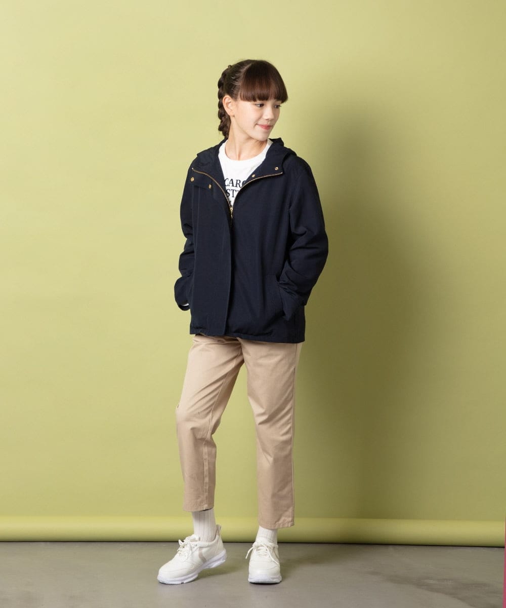 KJLET32039 a.v.v KIDS(アー・ヴェ・ヴェ) [140-150]【2WAY】サスペンダー付きテーパードパンツ デニム