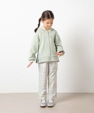 KJLET32039 a.v.v KIDS(アー・ヴェ・ヴェ) [140-150]【2WAY】サスペンダー付きテーパードパンツ デニム