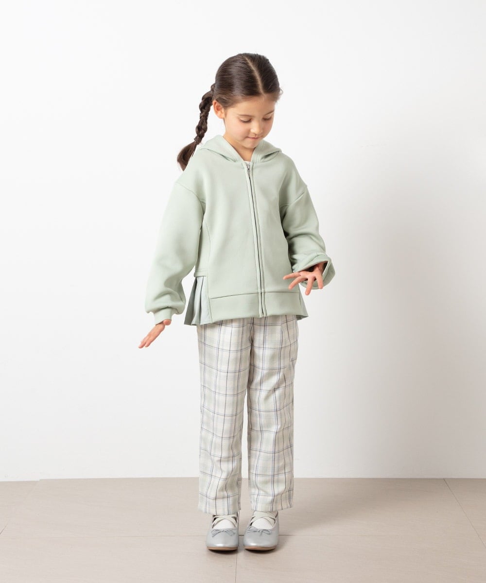 KJLET32039 a.v.v KIDS(アー・ヴェ・ヴェ) [140-150]【2WAY】サスペンダー付きテーパードパンツ デニム