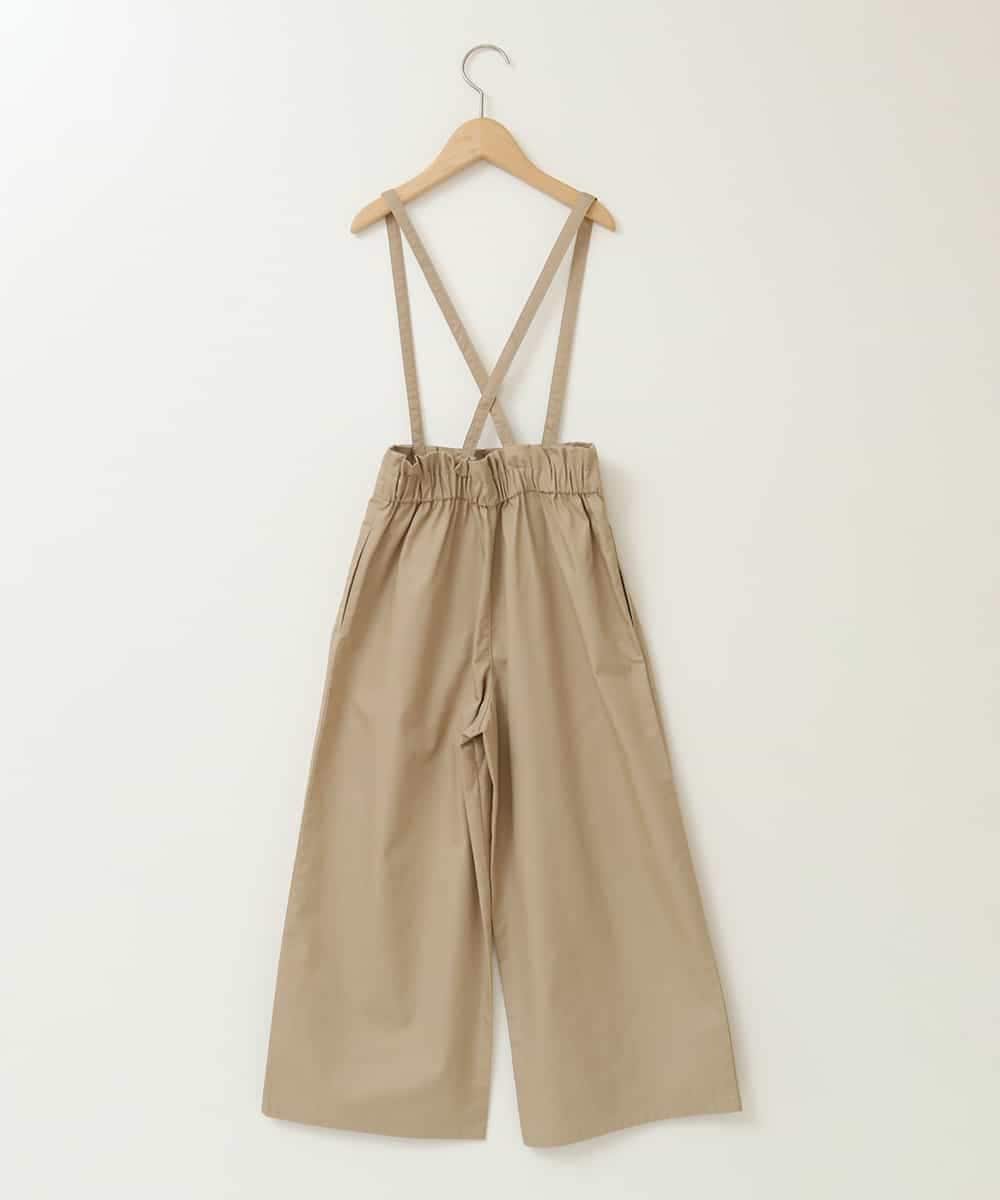 KJLFB26044 a.v.v KIDS(アー・ヴェ・ヴェ) [140-150]【接触冷感】サス付きワイドパンツ ベージュ