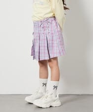 KJLFC27039 a.v.v KIDS(アー・ヴェ・ヴェ) [160]サイドレースアップスカパン ラベンダー