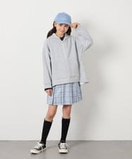 KJLFC27039 a.v.v KIDS(アー・ヴェ・ヴェ) [160]サイドレースアップスカパン ベージュ
