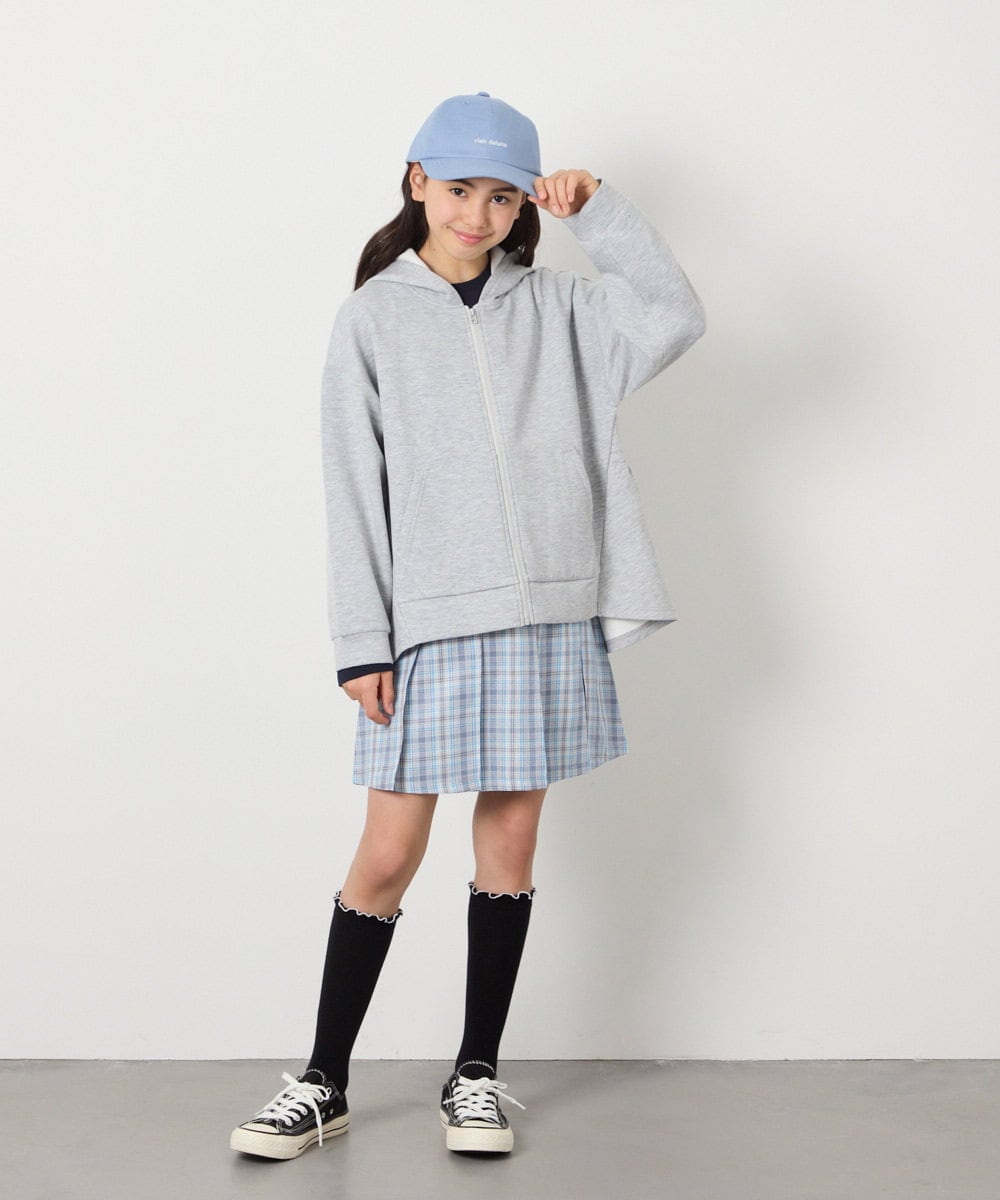 KJLFC27039 a.v.v KIDS(アー・ヴェ・ヴェ) [160]サイドレースアップスカパン ベージュ