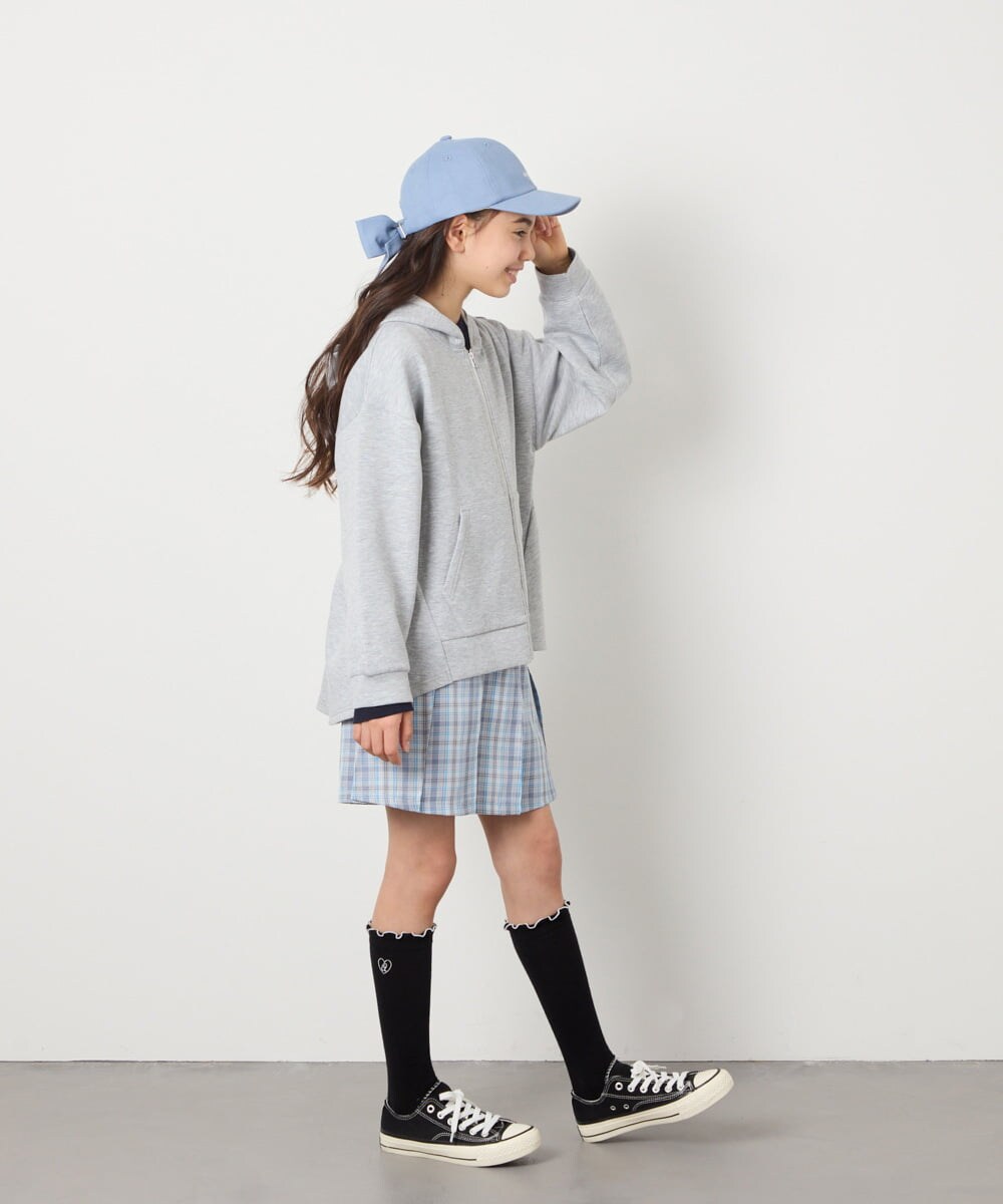 KJLFC27039 a.v.v KIDS(アー・ヴェ・ヴェ) [160]サイドレースアップスカパン ベージュ