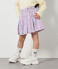 KJLFC27039 a.v.v KIDS(アー・ヴェ・ヴェ) [160]サイドレースアップスカパン ベージュ