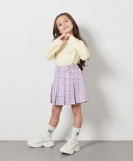 KJLFC27039 a.v.v KIDS(アー・ヴェ・ヴェ) [160]サイドレースアップスカパン ベージュ