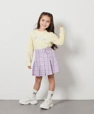 KJLFC27039 a.v.v KIDS(アー・ヴェ・ヴェ) [160]サイドレースアップスカパン ベージュ