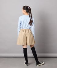 KJLFC27039 a.v.v KIDS(アー・ヴェ・ヴェ) [160]サイドレースアップスカパン ベージュ