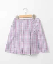 KJLFC27039 a.v.v KIDS(アー・ヴェ・ヴェ) [160]サイドレースアップスカパン ラベンダー