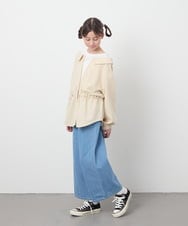 KJLFC39044 a.v.v KIDS(アー・ヴェ・ヴェ) 【接触冷感/ジメジメ対策】[160]タックワイドパンツ ライトブルー